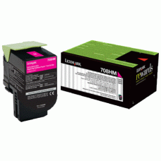 Genuine Lexmark (70C8HME) Magenta Toner Cartridge