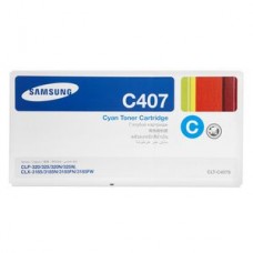 Genuine Samsung CLT-407 Cyan Toner Cartridge
