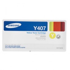 Genuine Samsung CLT-407 Yellow Toner Cartridge