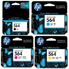 Genuine HP No. 564 Cyan, Magenta, Yellow PK + 85 Sheets Gloosy Photo Paper
